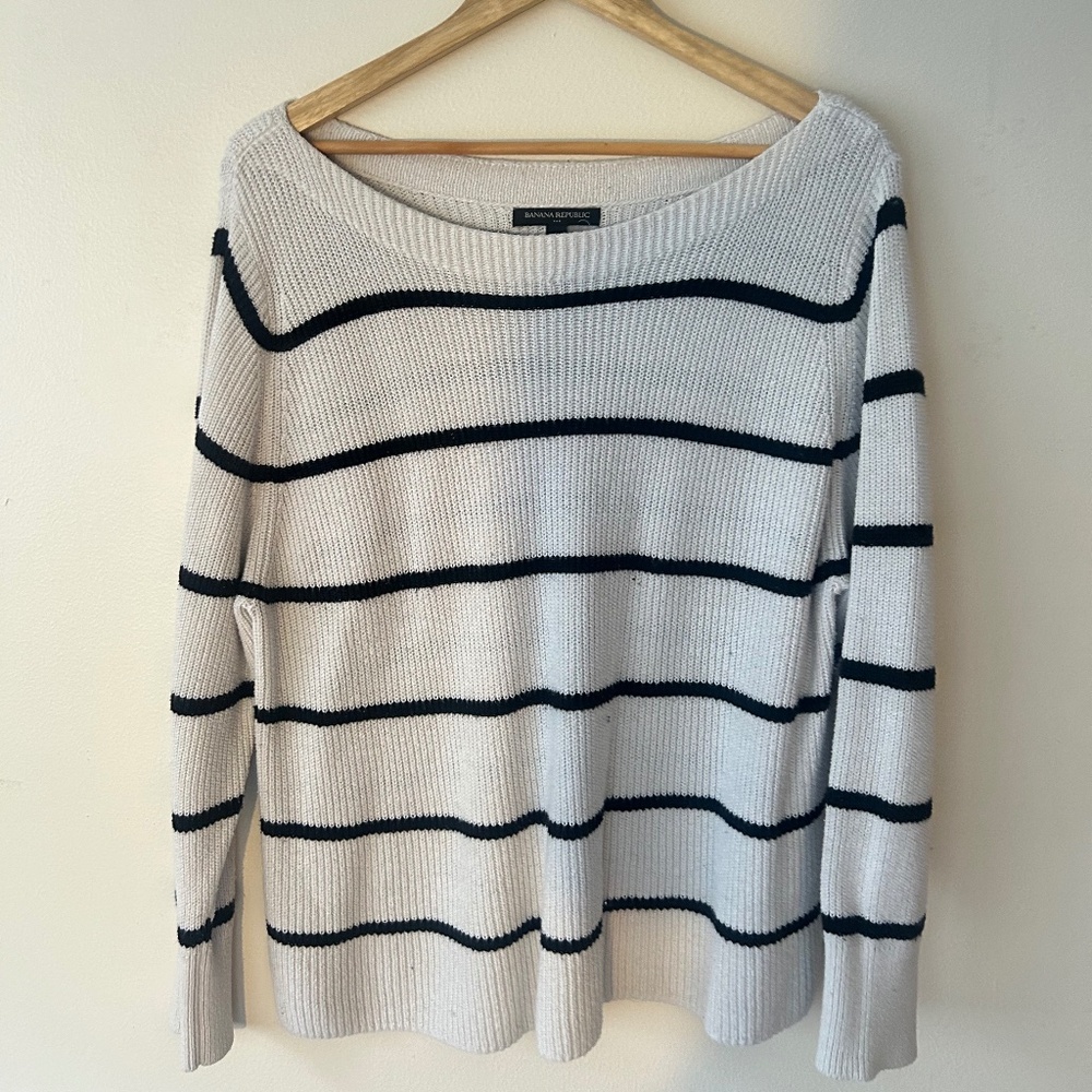 Striped Knit Sweater